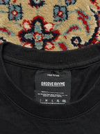 GROOVERHYME INTERNATIONAL BLACK GRAPHIC TEE - M
