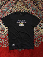 GROOVERHYME INTERNATIONAL BLACK GRAPHIC TEE - M