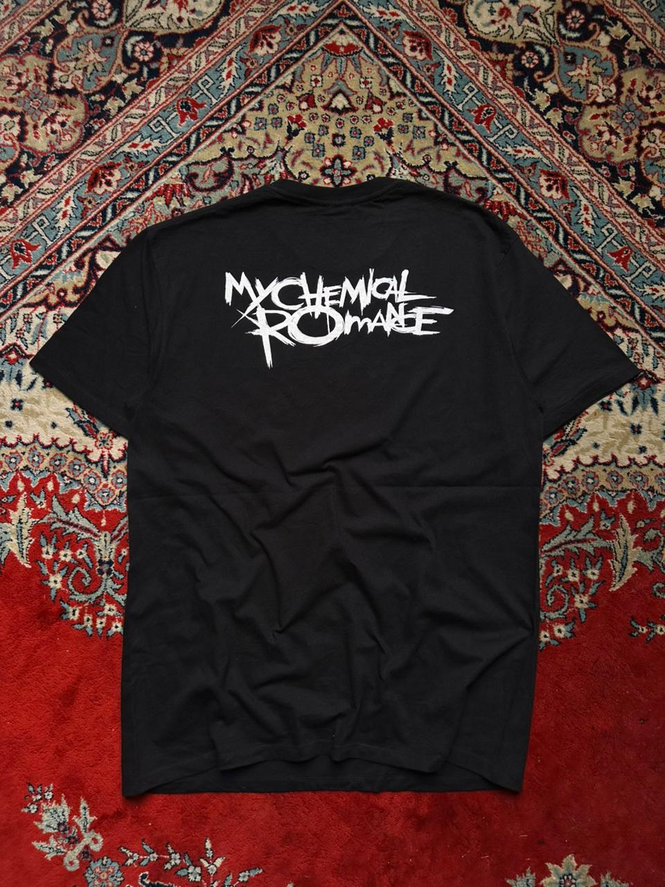 VINTAGE MY CHEMICAL ROMANCE THE BLACK PARADE BAND BLACK GRAPHIC TEE - XL