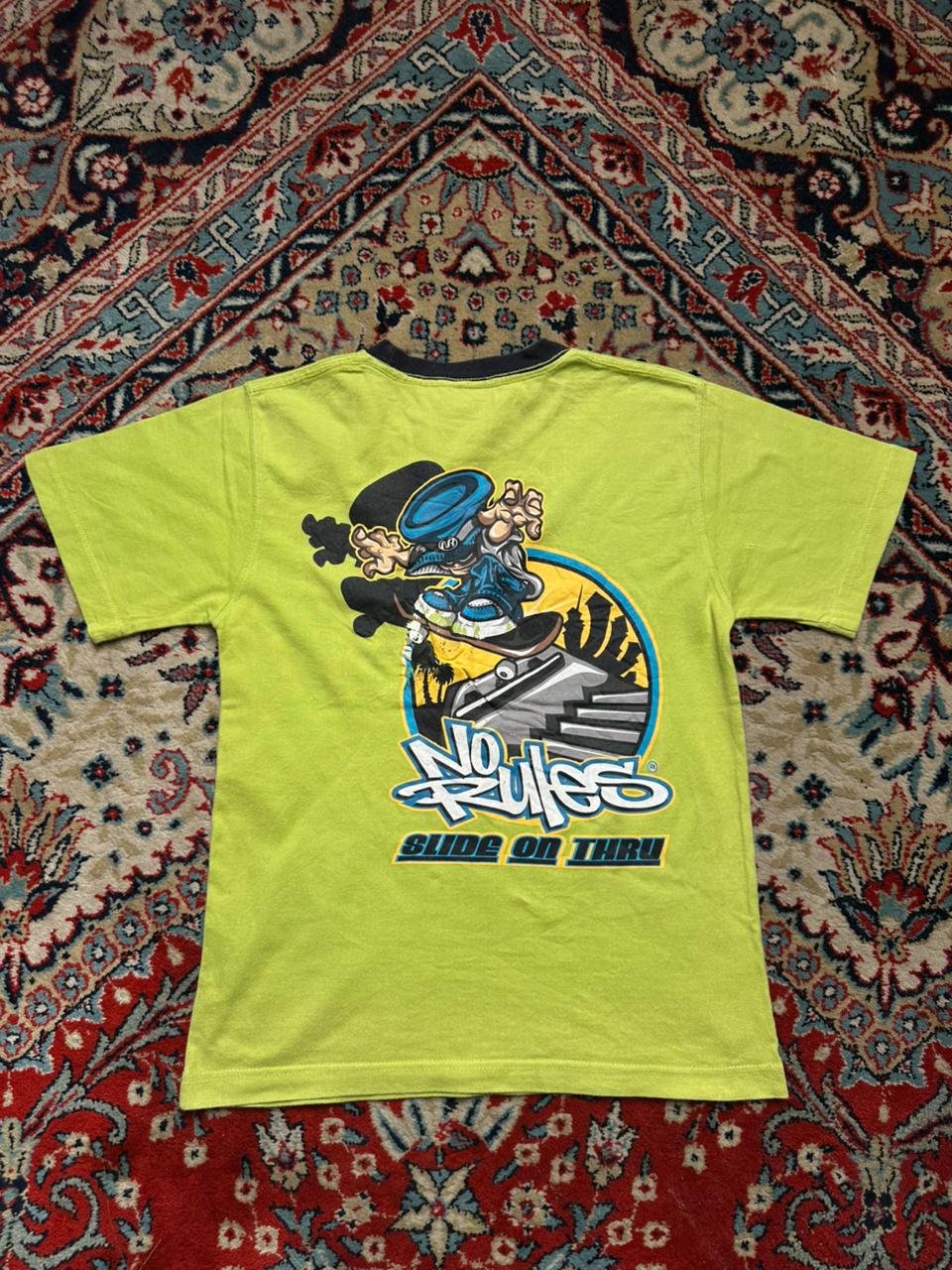 No Rules Neon Lime Green Graphic WOMENTEE - M