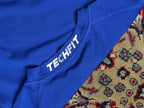 Adidas Techfit Fitted Climalite Royal Blue Athletic WOMEN TEE - S