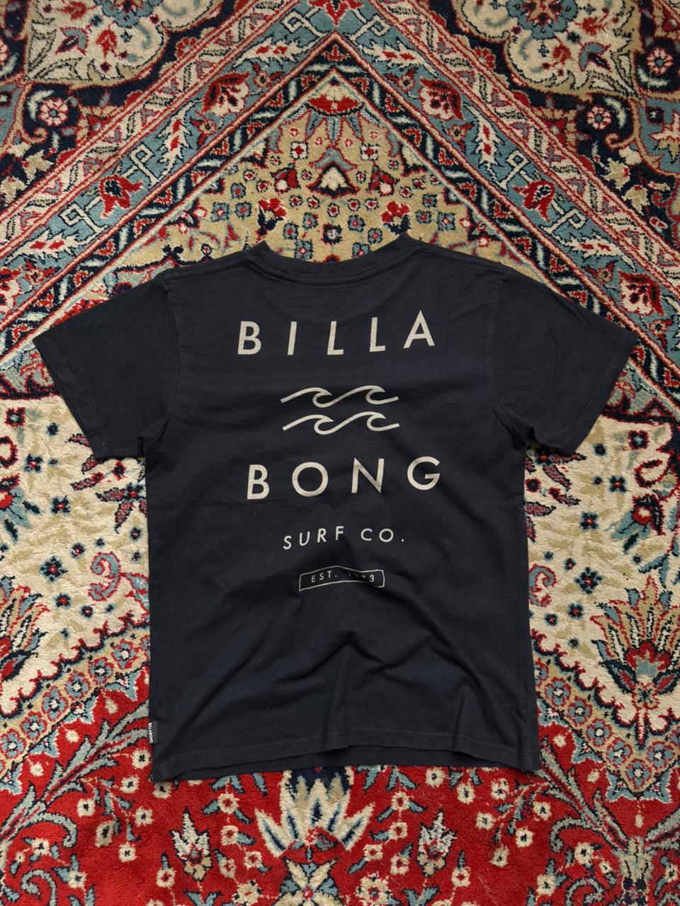 Billabong Surf Co. Graphic Black WOMEN TEE - M