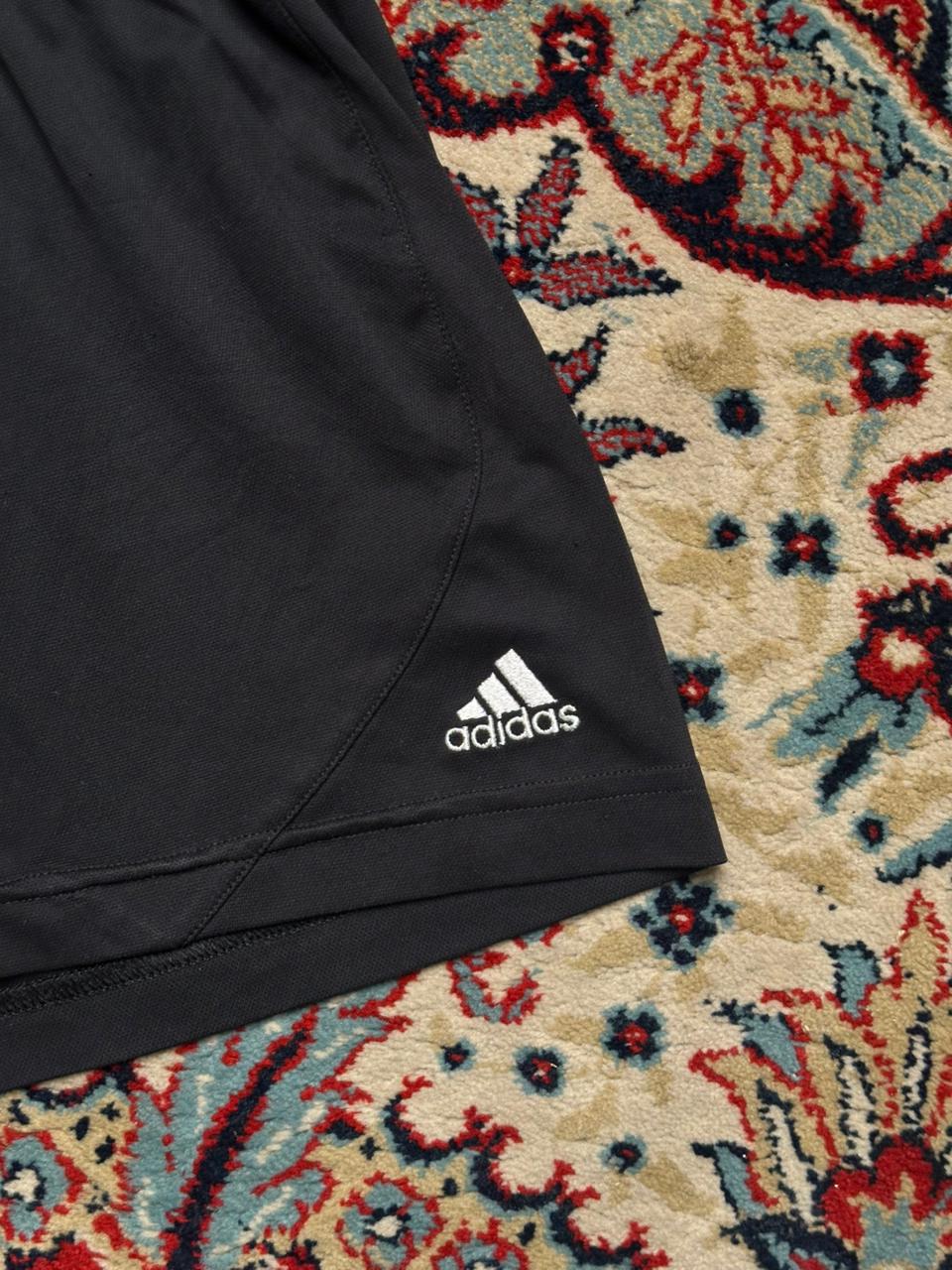 ADIDAS BLACK ATHLETIC RUNNING GYM TRAINING WOMEN SHORTS - 26