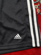Adidas Black Tech 3-Stripe Athletic WOMEN Shorts - 28