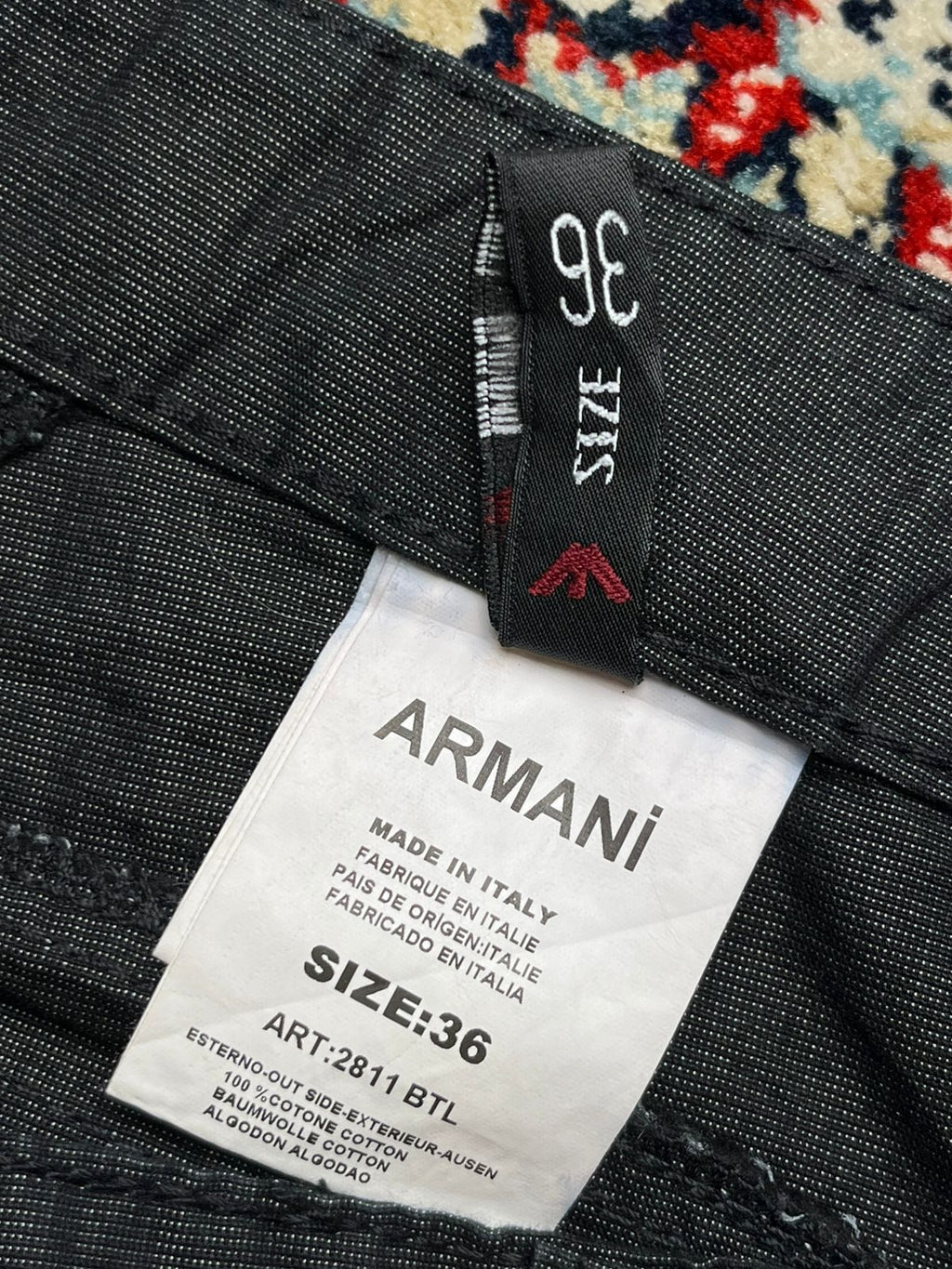 Vintage Emporio Armani Straight FIT JEANS - 36