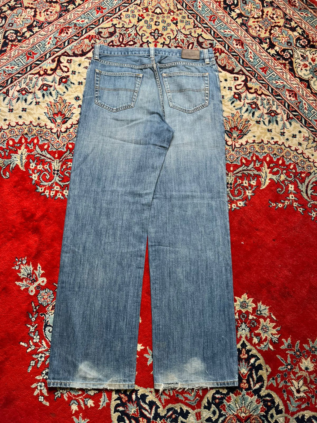 Denver Hayes Straight FIT Blue WashED JEANS - 34