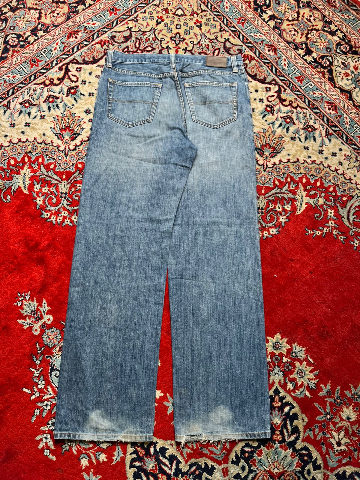 Denver Hayes Straight FIT Blue WashED JEANS - 34