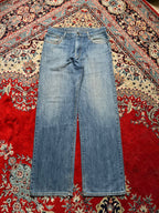 Denver Hayes Straight FIT Blue WashED JEANS - 34