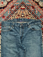 Vintage 90s Tommy Hilfiger Straight FIT Classic Blue WashED JEANS - 34