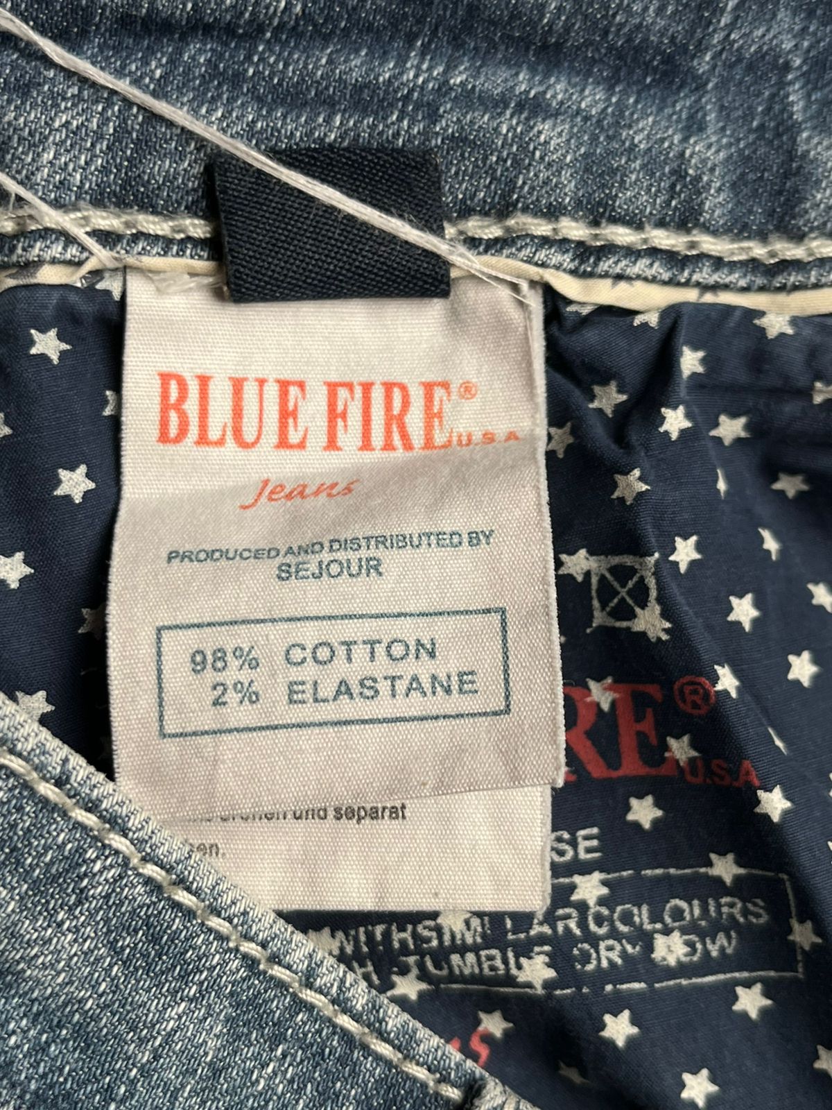 Blue Fire USA Sejour Women's Distressed Bootcut JEANS - 30
