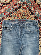 Blue Fire USA Sejour Women's Distressed Bootcut JEANS - 30
