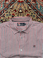 FILA Designed by GINNY H Striped BUTTON DOWN SHIRT - XL