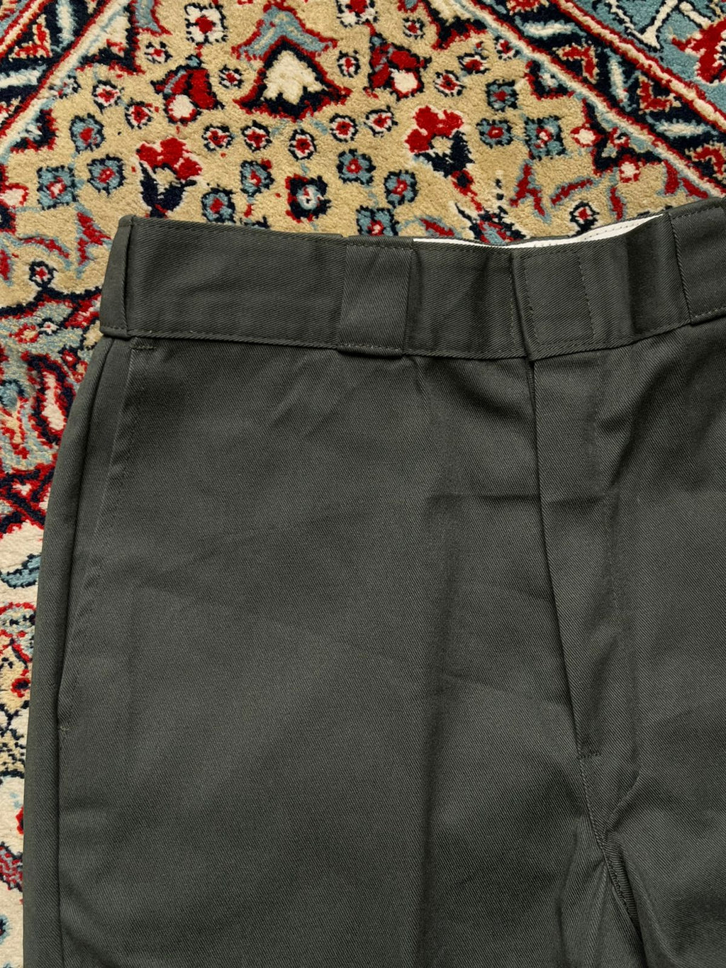 Dickies 874 Original Fit Olive Green Straight Fit PANTS - 32