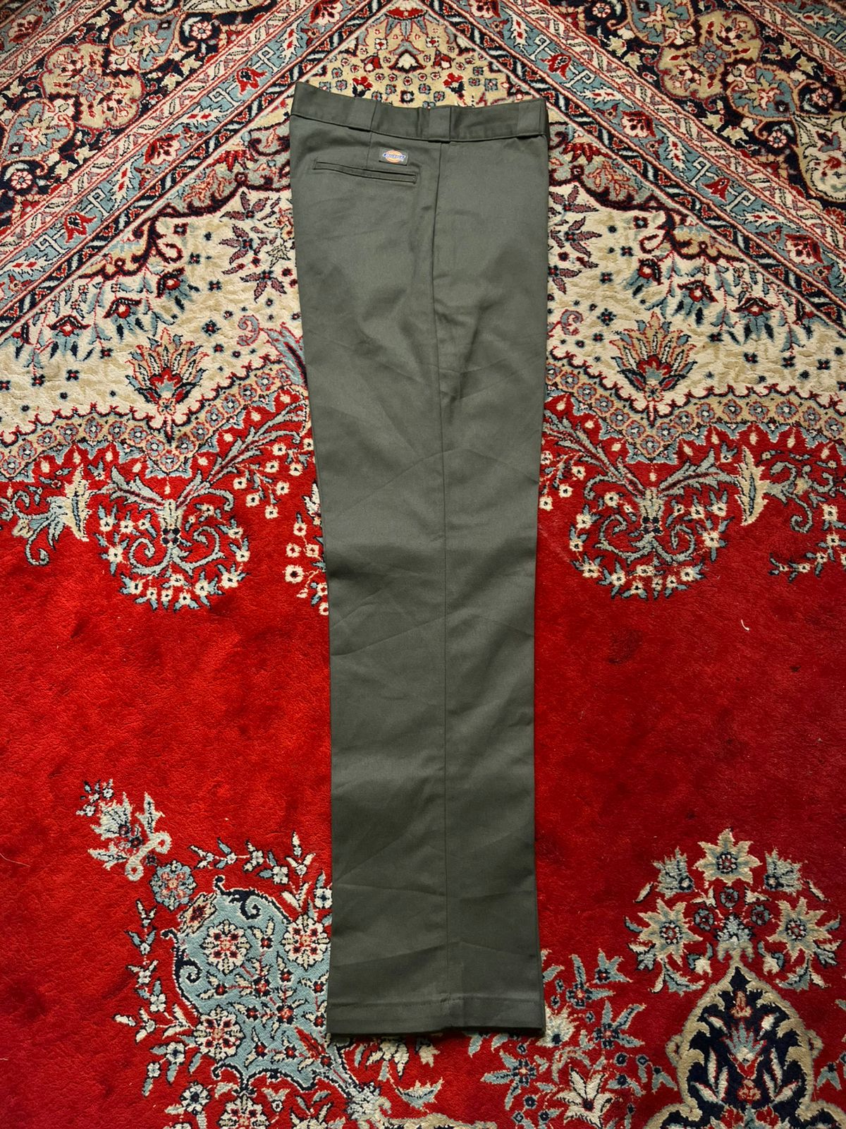 Dickies 874 Original Fit Olive Green Straight Fit PANTS - 32