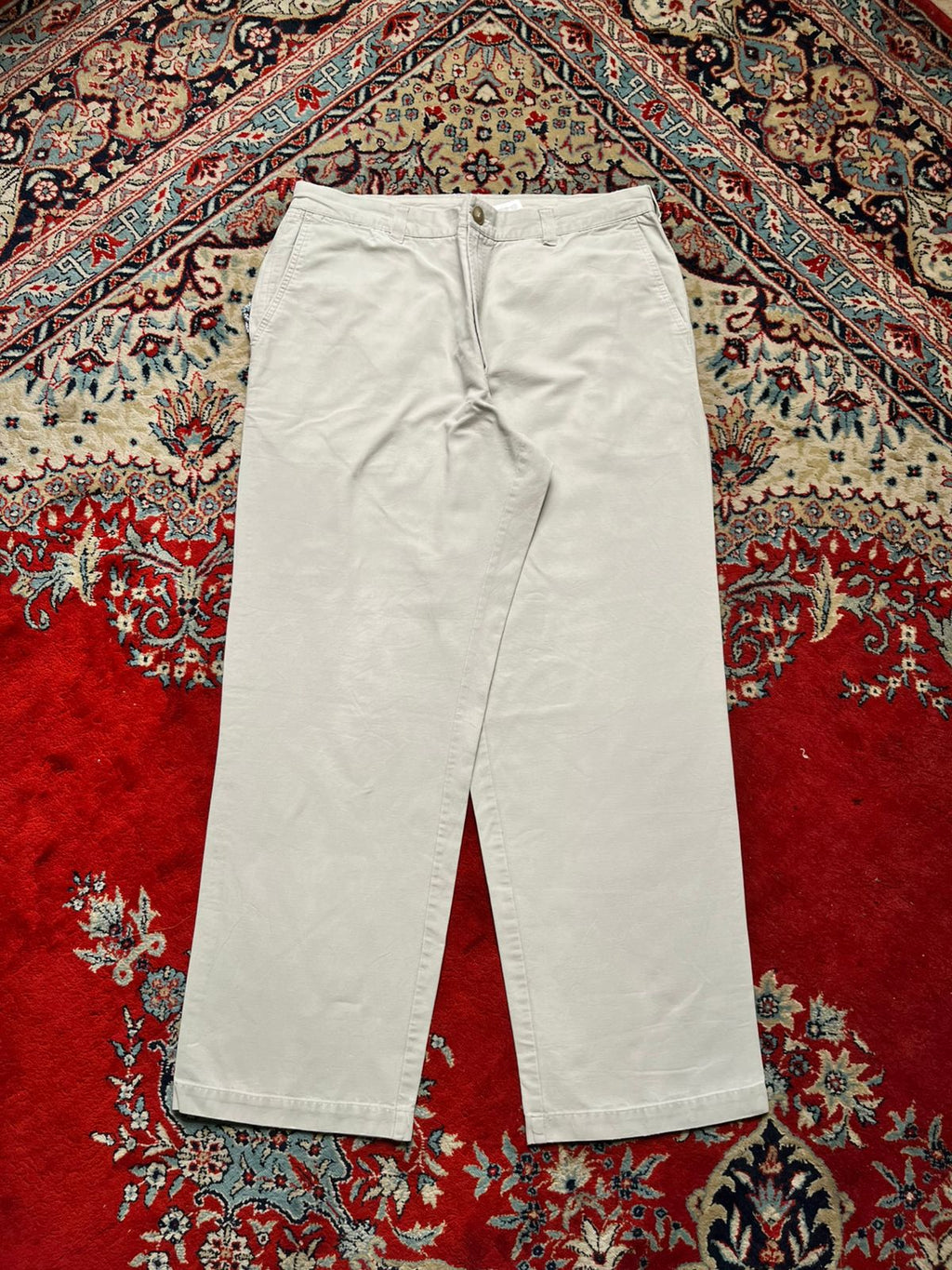 Columbia Sportswear Rugged Khaki Canvas Outdoor Utility Carpenter PANTS - 34