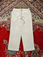 Columbia Sportswear Rugged Khaki Canvas Outdoor Utility Carpenter PANTS - 34