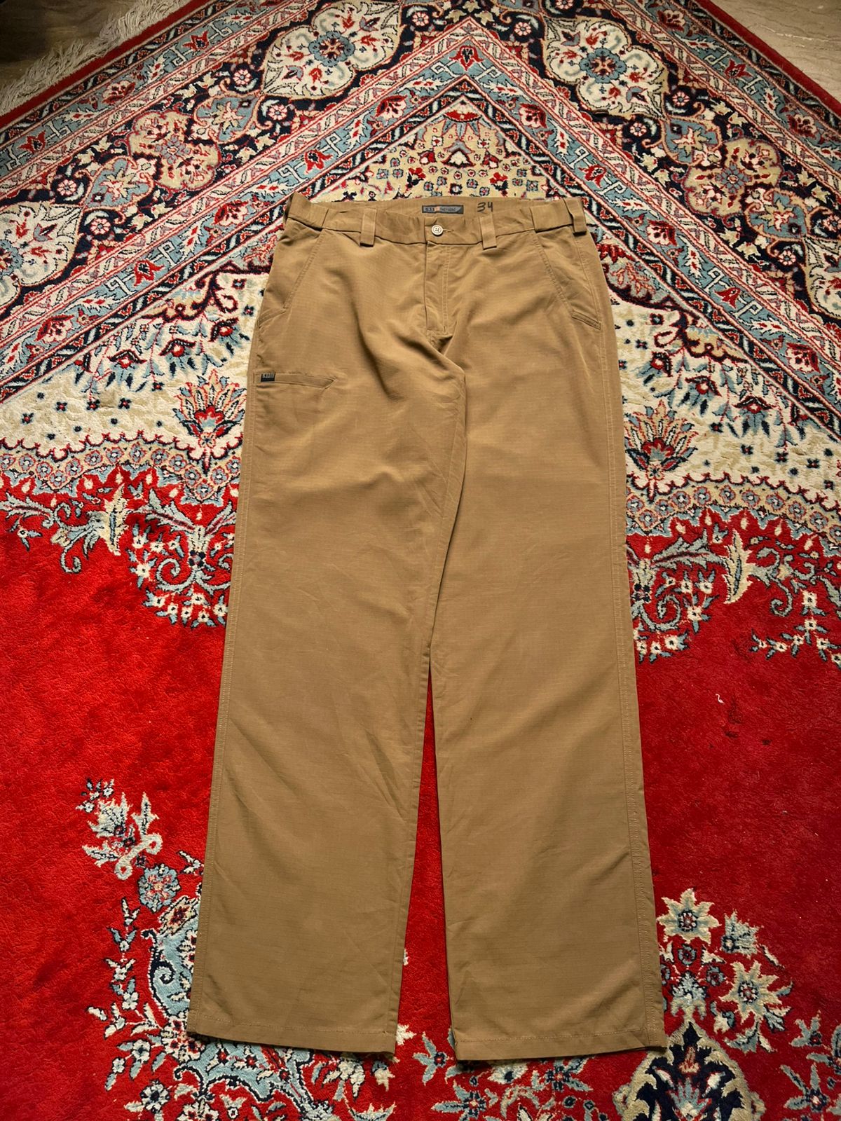 5.11 Tactical Ripstop Lightweight Tan Khaki PANTS - 34