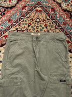 Wrangler Authentics Heavy weight Relaxed Fit Military Green Cargo PANTS - 34