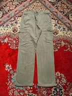 Wrangler Authentics Heavy weight Relaxed Fit Military Green Cargo PANTS - 34