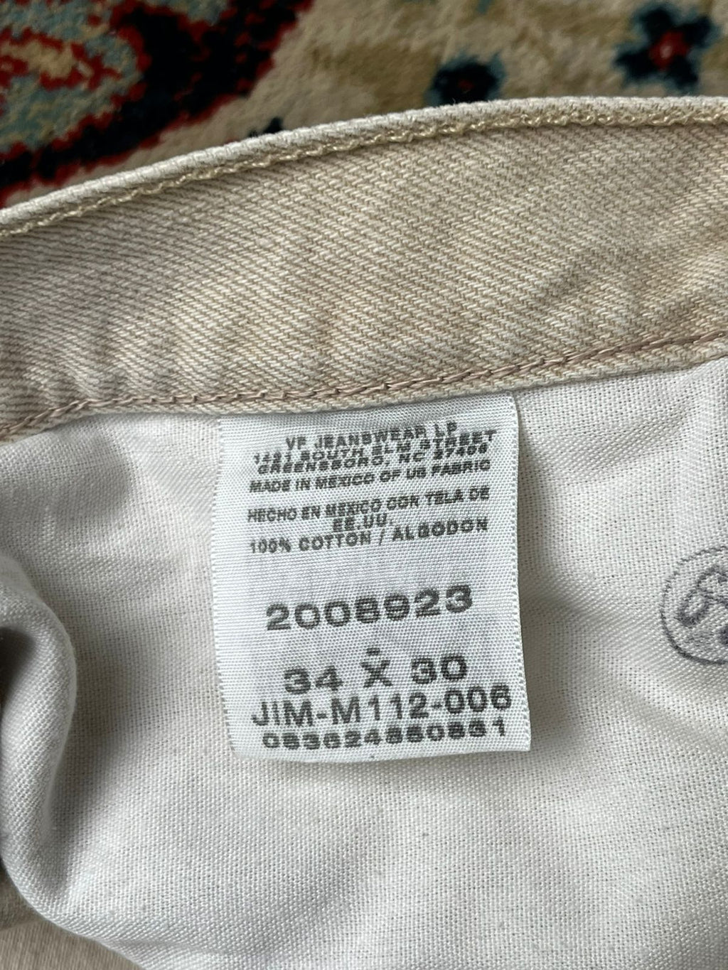 Lee  Straight FIT Beige JEANS - 32