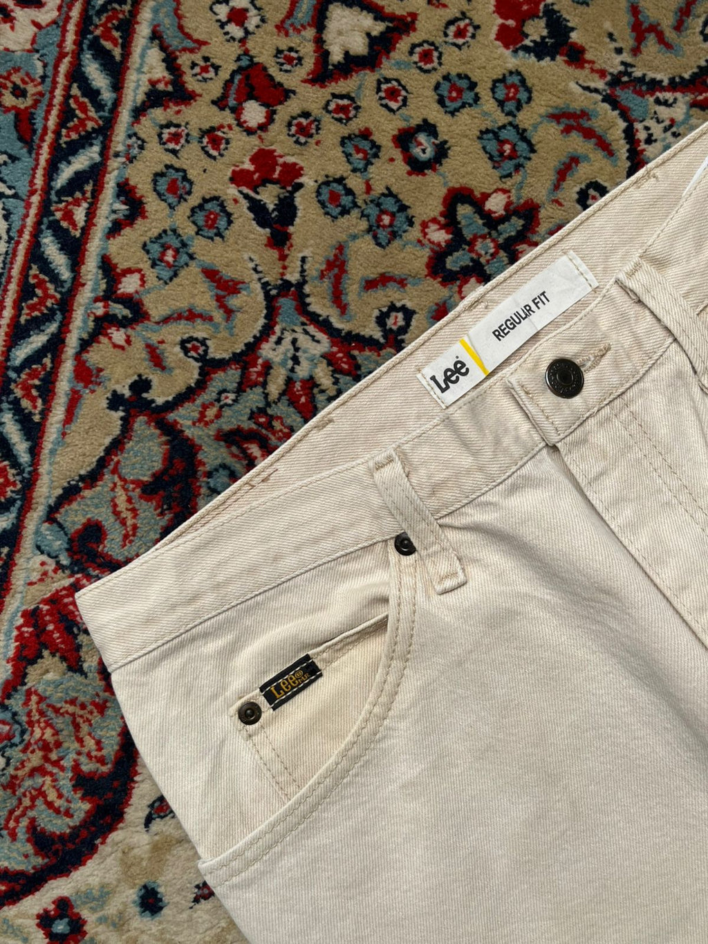 Lee  Straight FIT Beige JEANS - 32