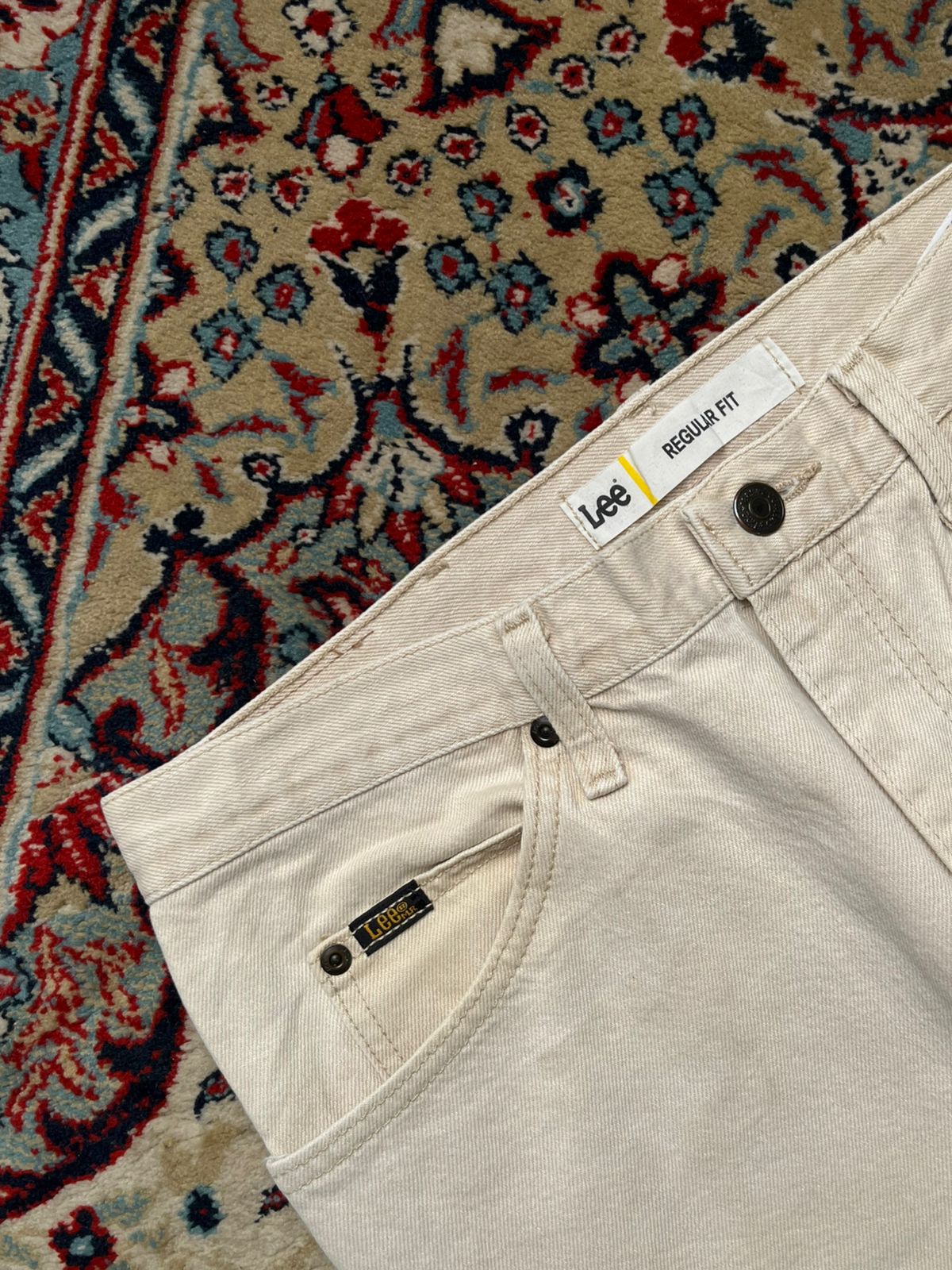 Lee  Straight FIT Beige JEANS - 32