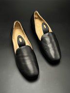 Naturalizer Black Leather Casual Flat Loafer - 38