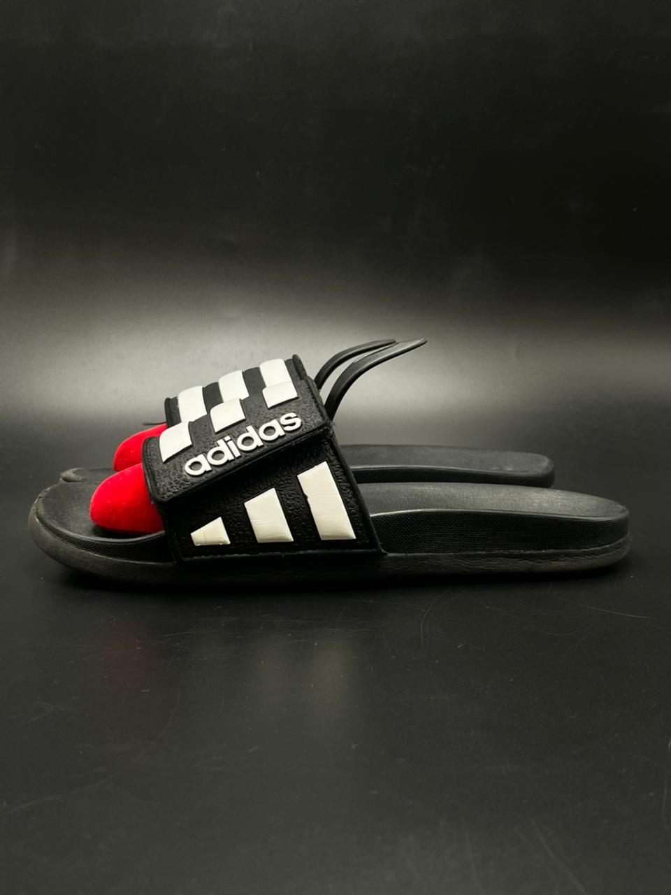 Adidas Adilette Comfort Black White SLIDES - 37