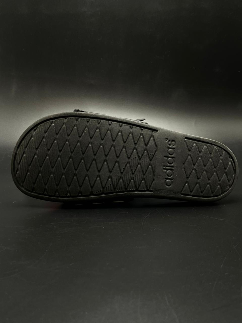 Adidas Adilette Comfort Black White SLIDES - 37
