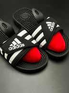 Adidas Adissage Black White Massage Slides - 38