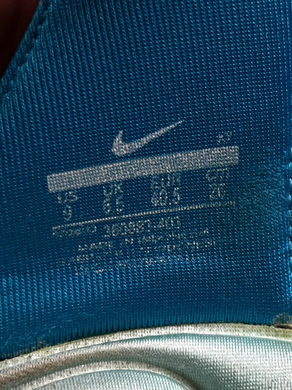Nike Comfort Footbed Blue Orange SLIDES - 40.5