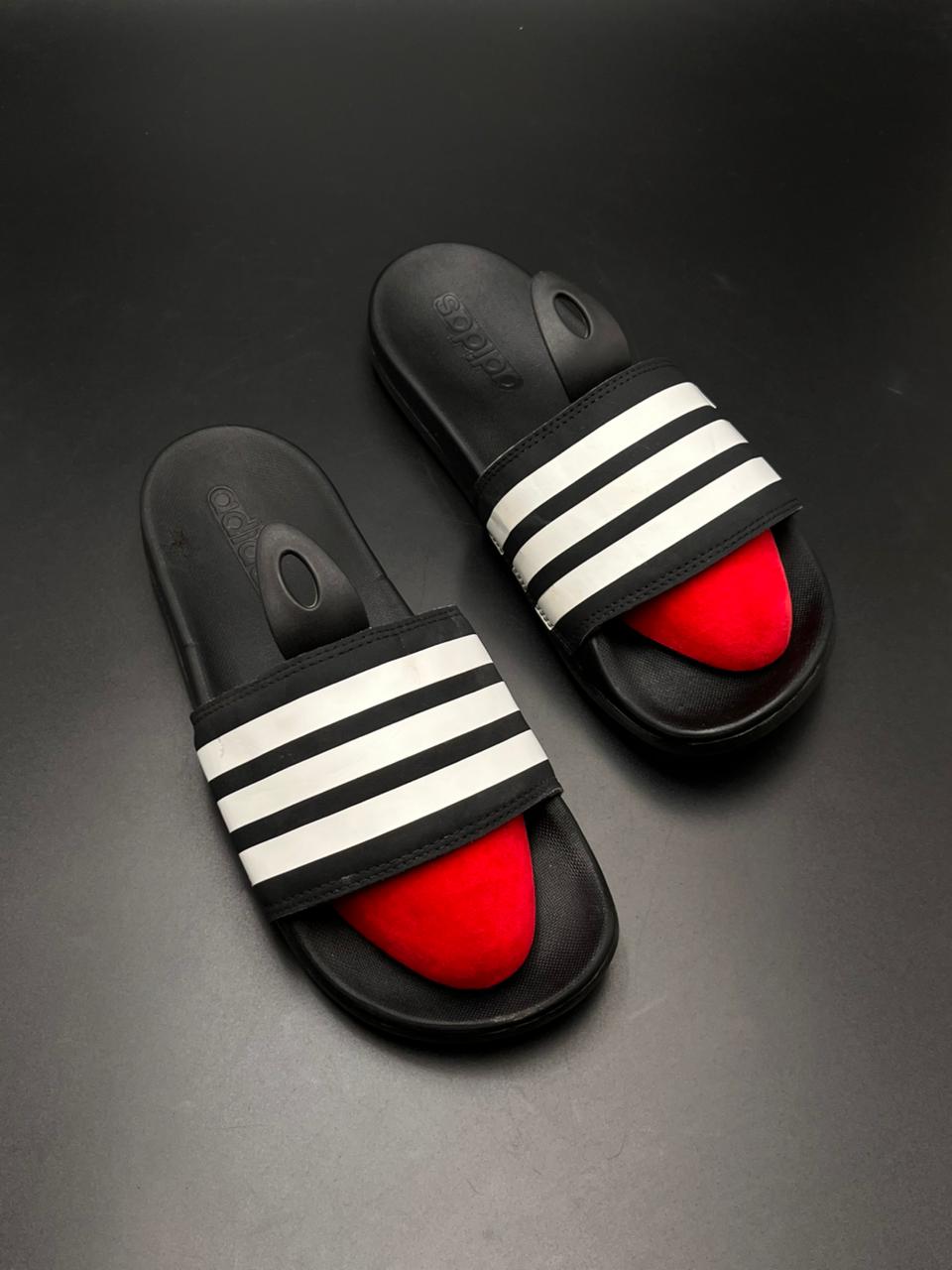 Adidas Adilette Black White SLIDE - 38