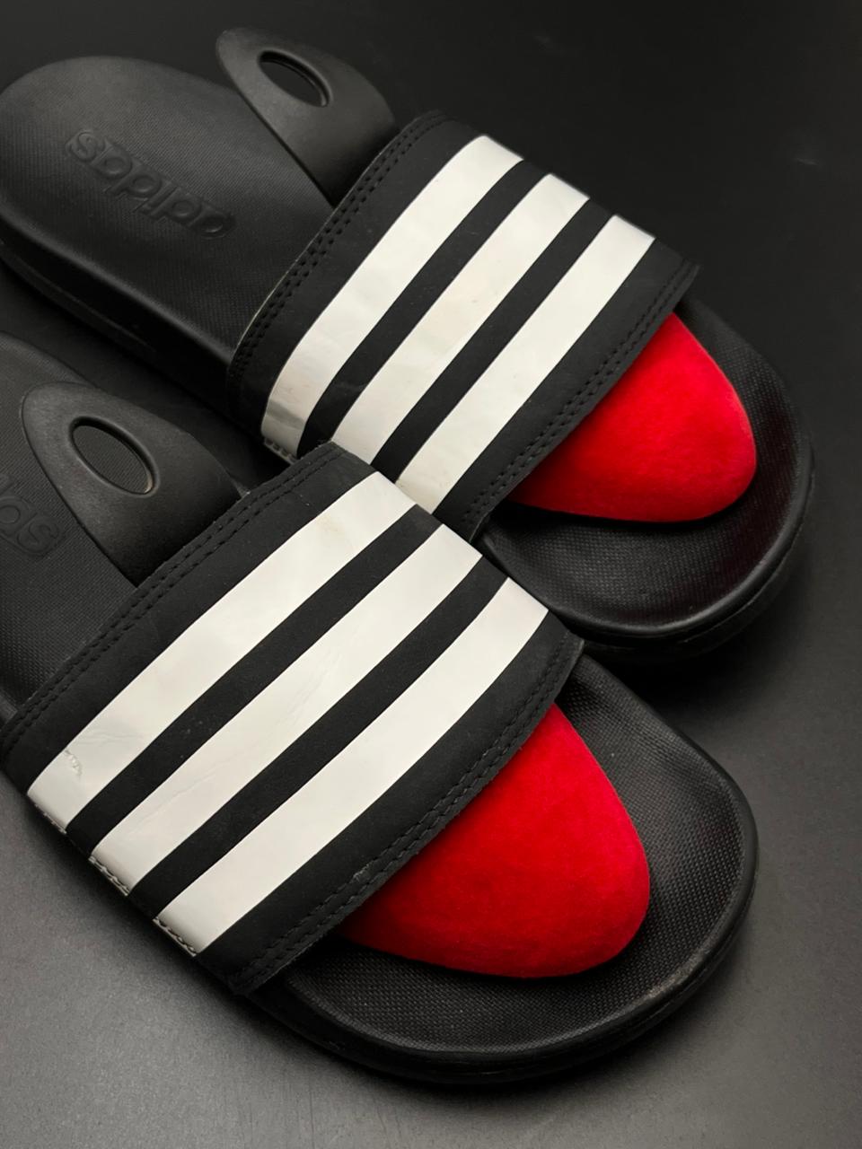 Adidas Adilette Black White SLIDE - 38