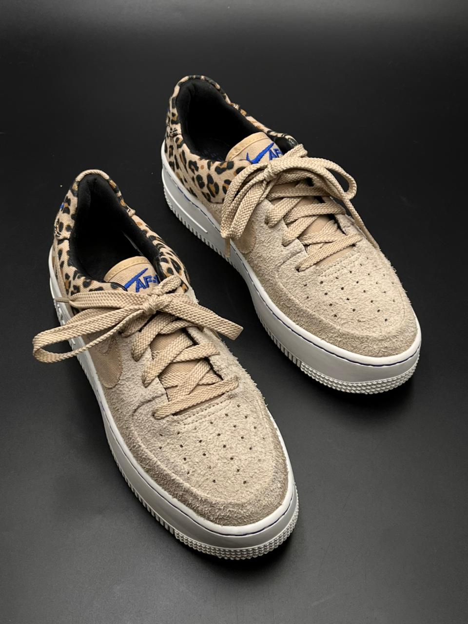 Nike Air Force 1 Sage Low Leopard Print Sneaker - 37.5