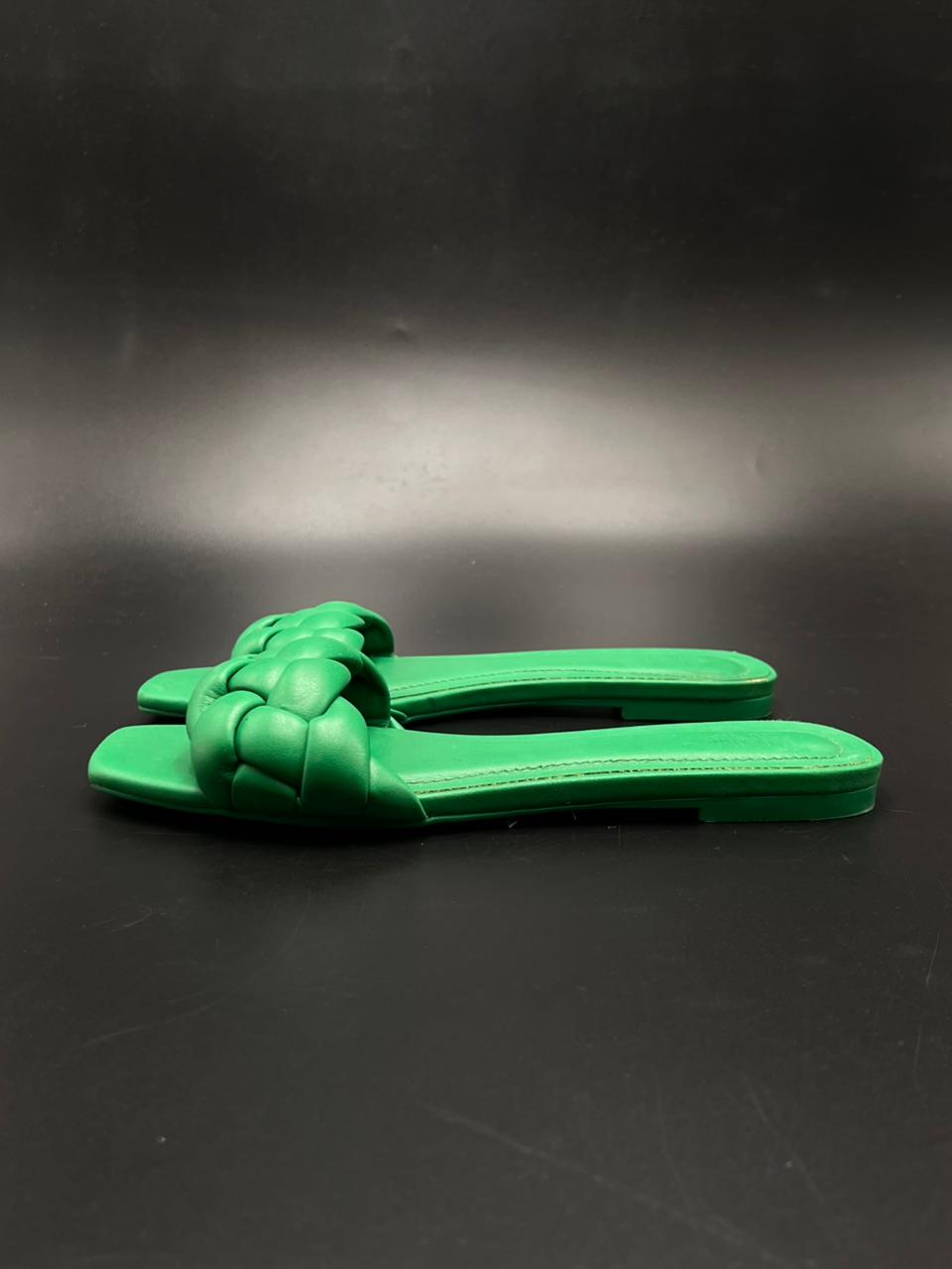 INC. International Concepts Green Braided Strap sandals - 35