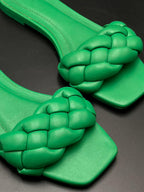 INC. International Concepts Green Braided Strap sandals - 35