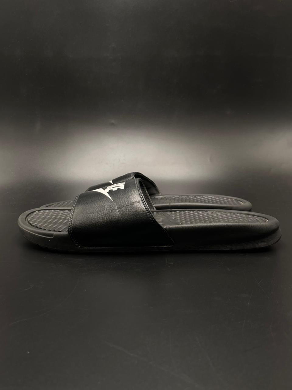 Nike Benassi JDI Black White Slide - 44