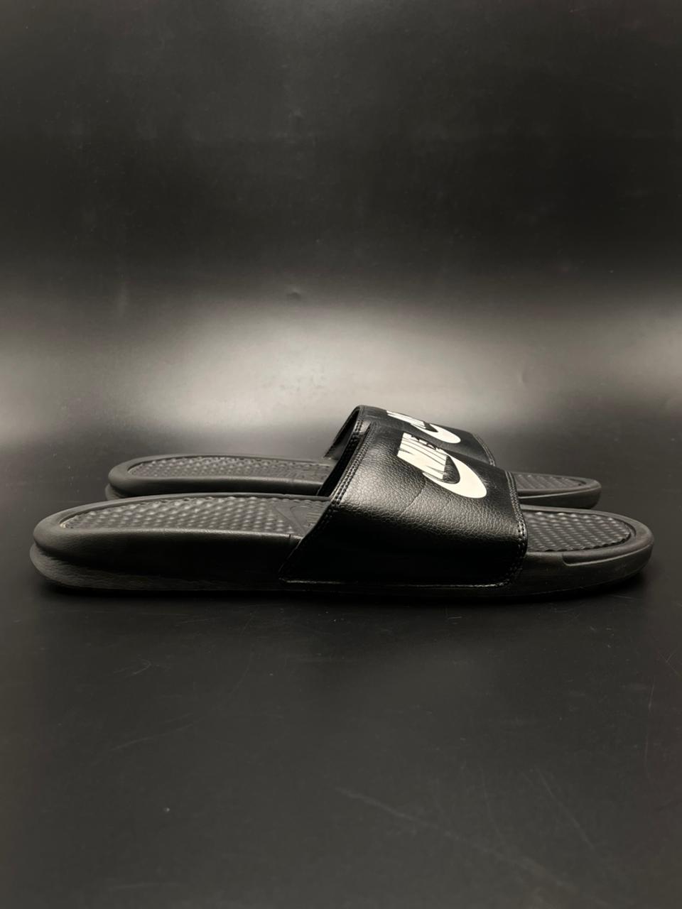 Nike Benassi JDI Black White Slide - 44