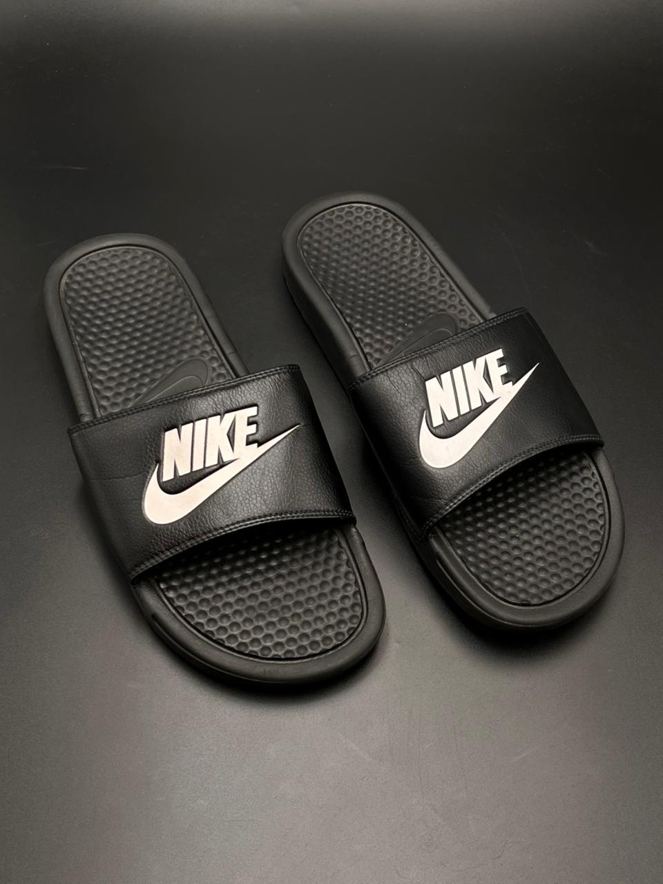 Nike Benassi JDI Black White Slide - 44