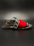 Tory Burch Embroidered Slingback Sandals - 37.5