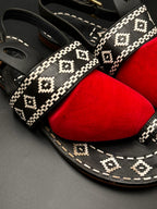 Tory Burch Embroidered Slingback Sandals - 37.5