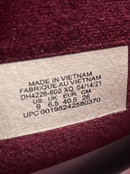 Nike Victori One Velvet Burgundy Slides - 40.5