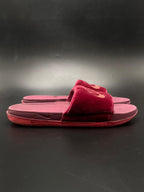 Nike Victori One Velvet Burgundy Slides - 40.5