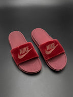 Nike Victori One Velvet Burgundy Slides - 40.5
