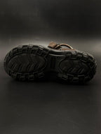 Skechers Louden Brown Extra Wide Fit Memory Foam Sandals - 43