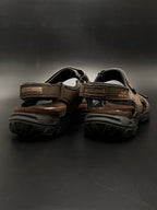 Skechers Louden Brown Extra Wide Fit Memory Foam Sandals - 43