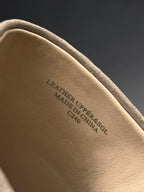 Bettye Muller Taupe Suede Flat Thong Sandal - 39