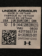 Under Armour Ignite VI Black White Slides - 44