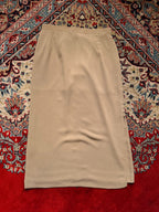 Vintage Hirota Japan Beige Textured Maxi Skirt - 28