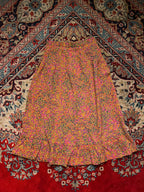 Vintage Floral High Waist Ditsy Print Skirt - 24